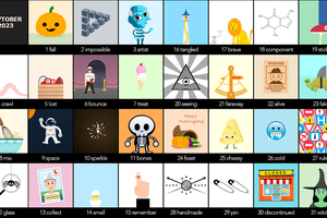 One HTML Tag. Thirty+ CSS Drawings — My Divtober 2023 Collection.